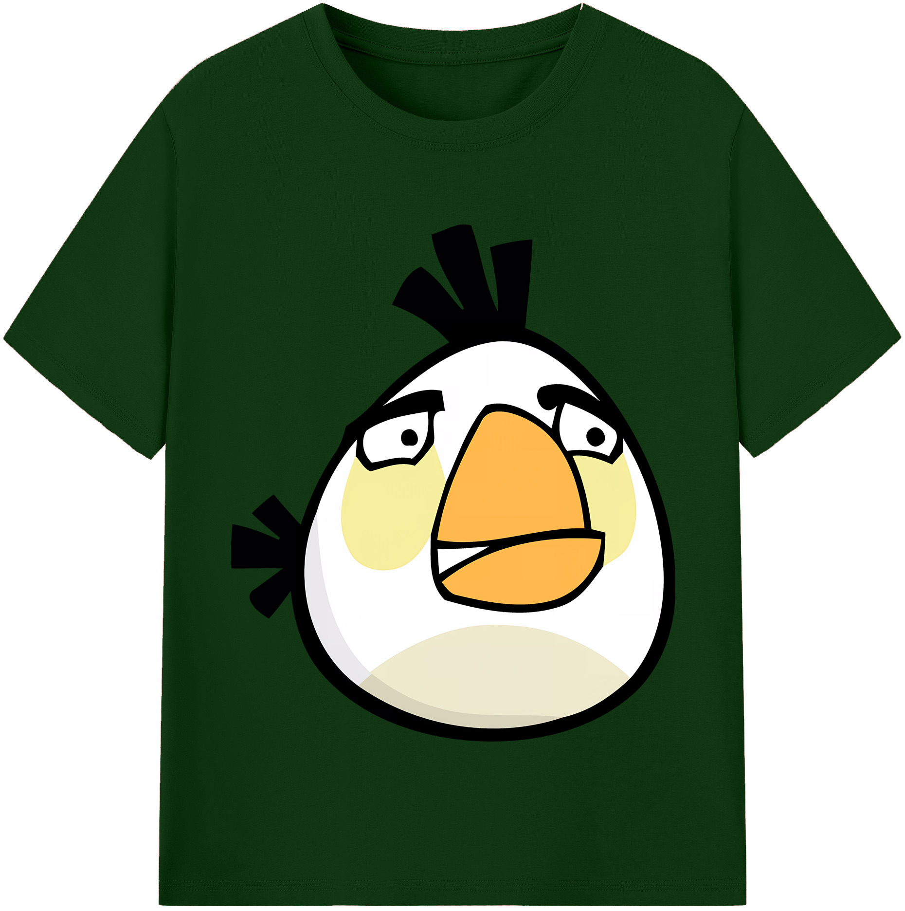 （画像用） Angry Birds アングリーバード 綿100％半袖Tシャツ（フロントプリント）